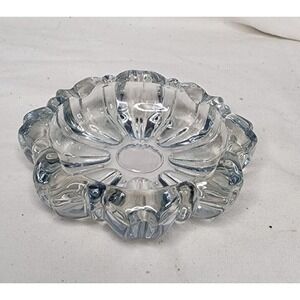 Vtg Fostoria Glass Ashtray Trinket Dish Vintage Mid-Century Modern 1950 Small 3"